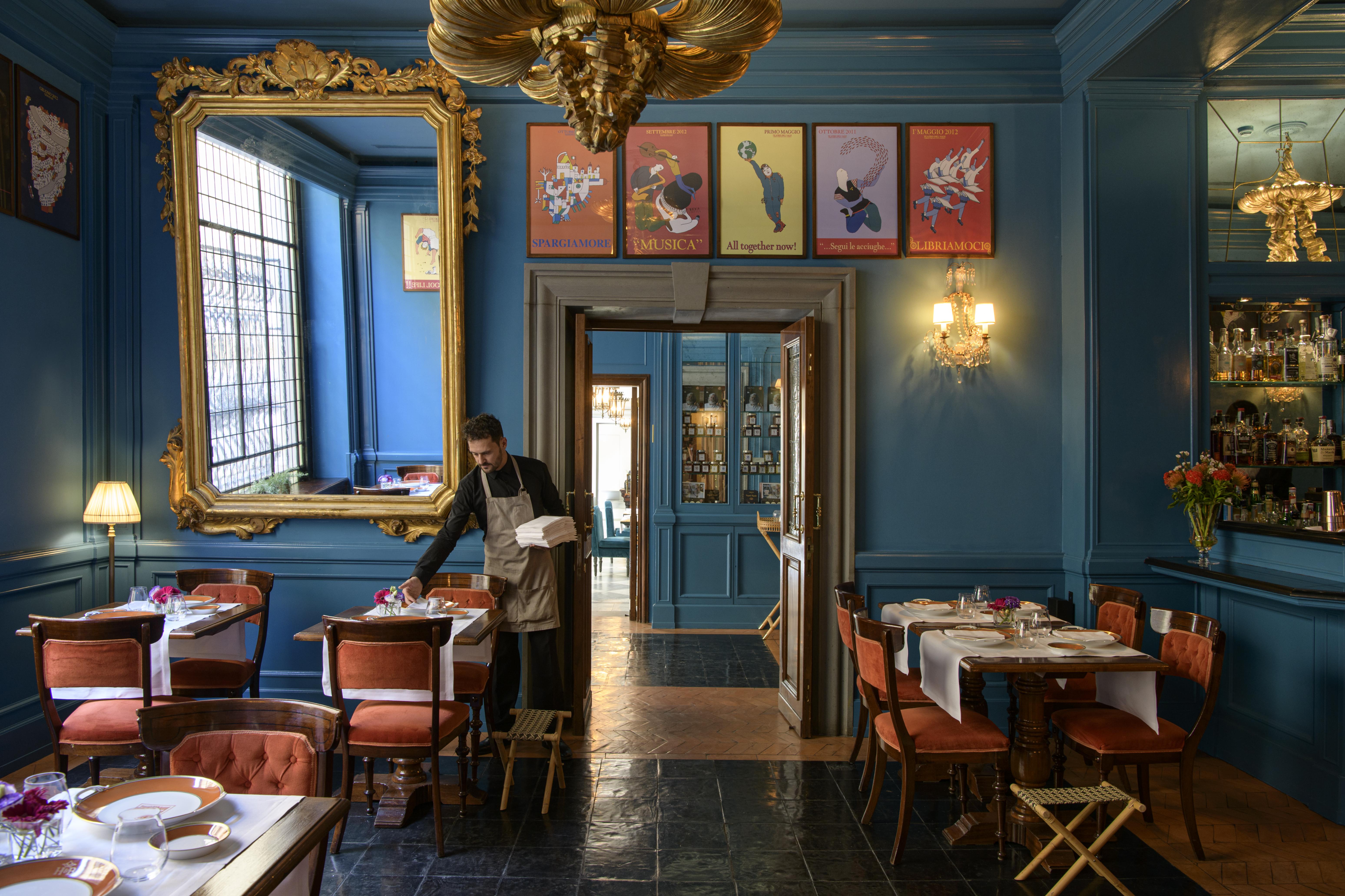 Helvetia&Bristol Firenze - Starhotels Collezione Bagian luar foto Restaurant interior