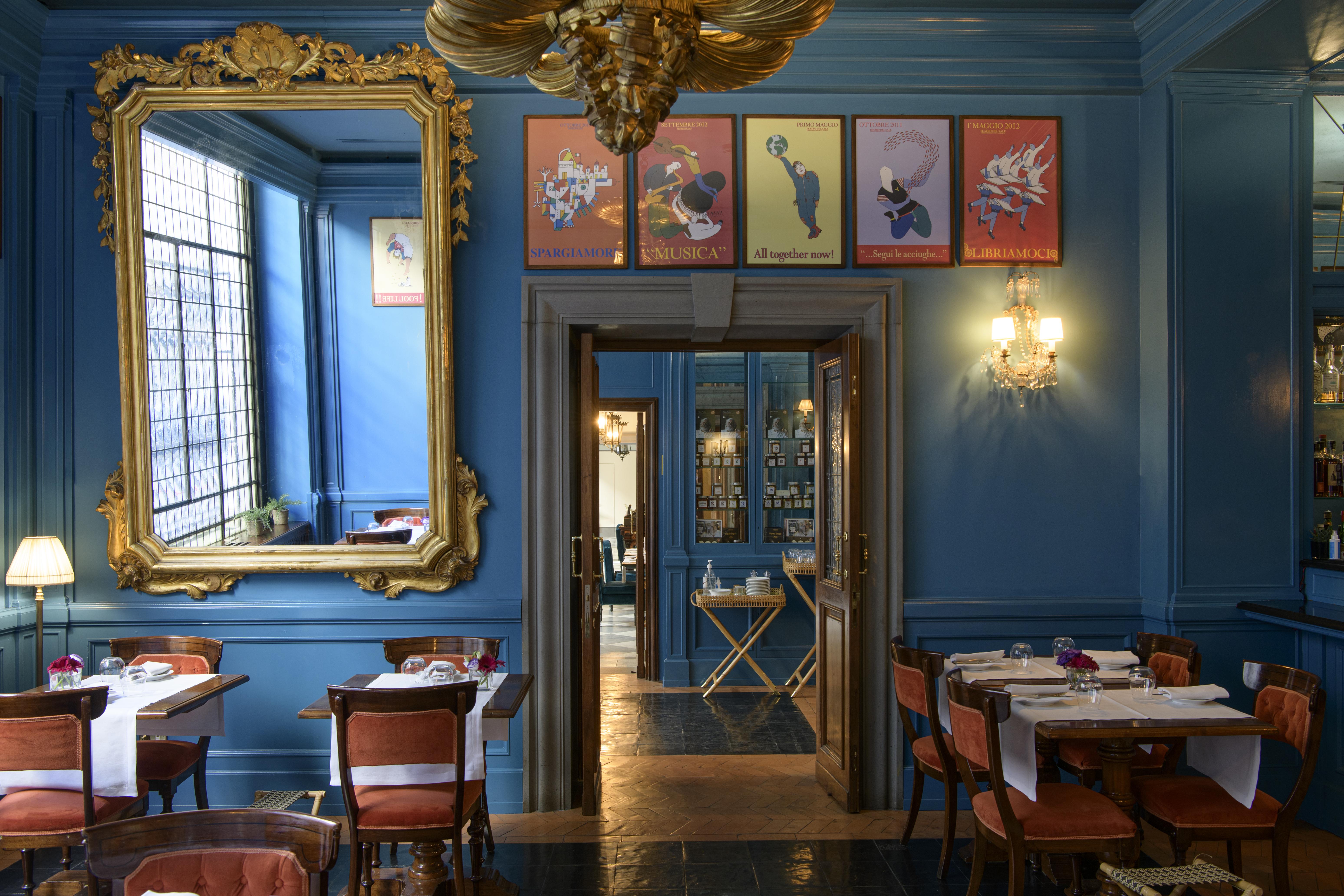 Helvetia&Bristol Firenze - Starhotels Collezione Bagian luar foto The Blue Room