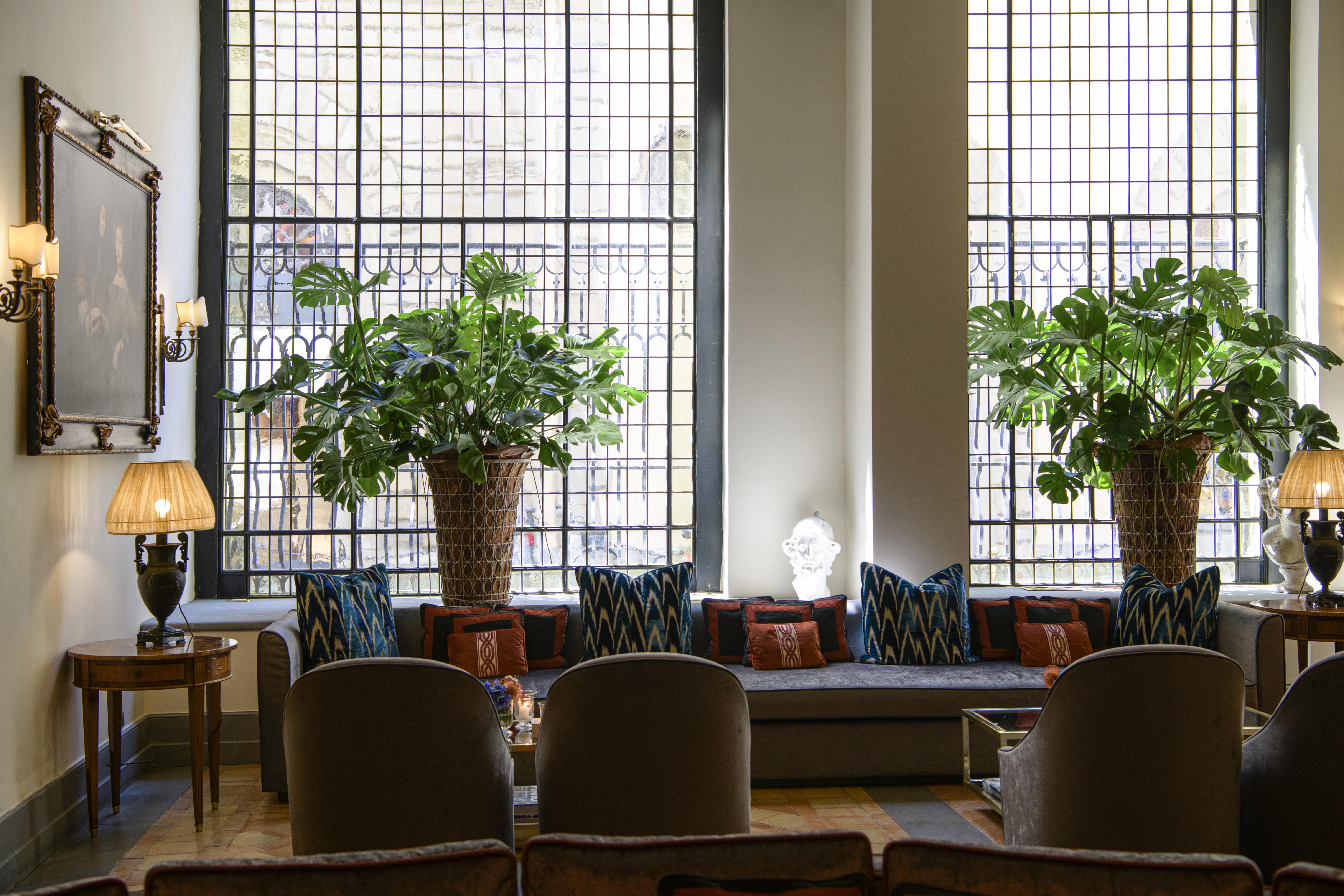 Helvetia&Bristol Firenze - Starhotels Collezione Bagian luar foto The Library
