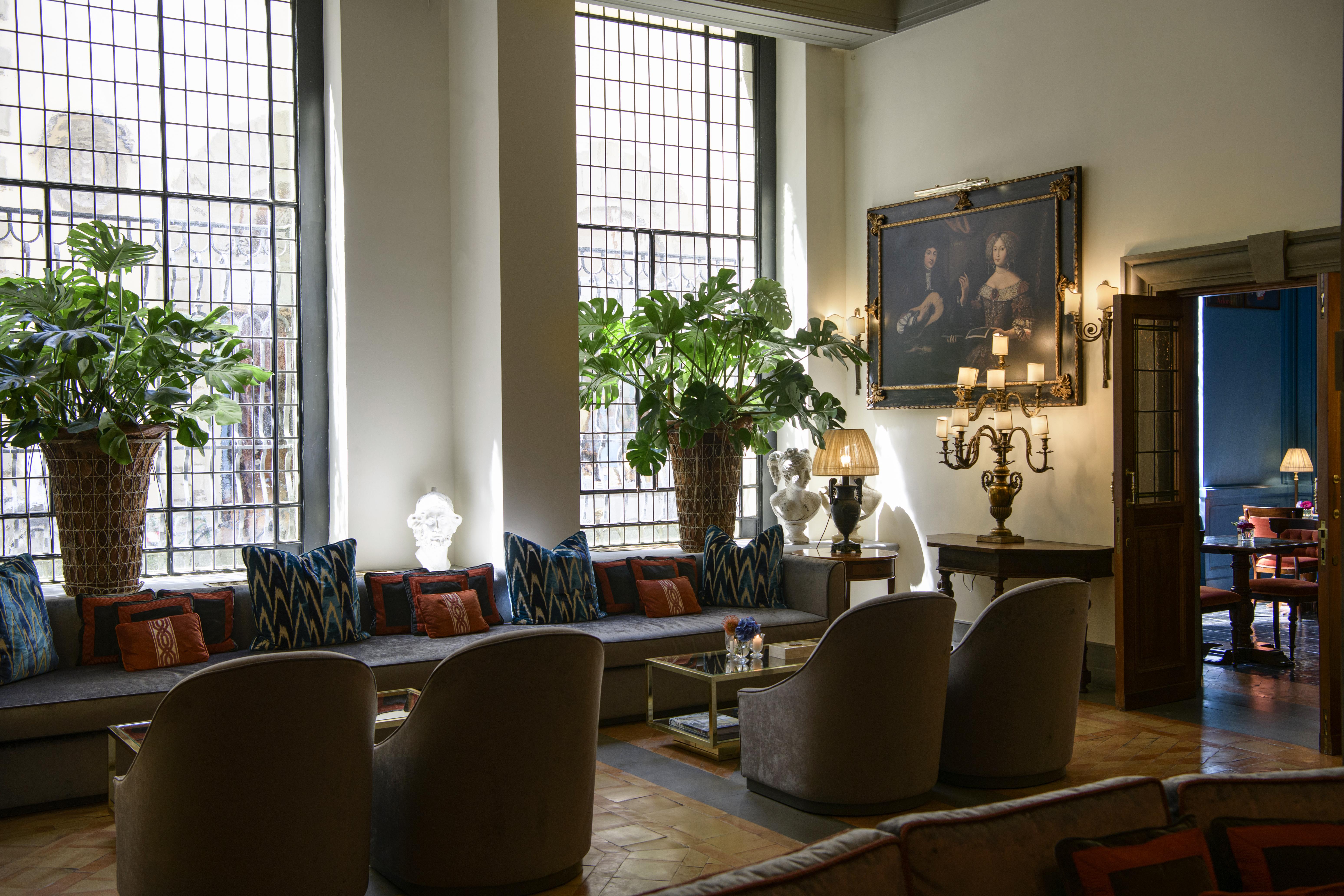 Helvetia&Bristol Firenze - Starhotels Collezione Bagian luar foto The Library